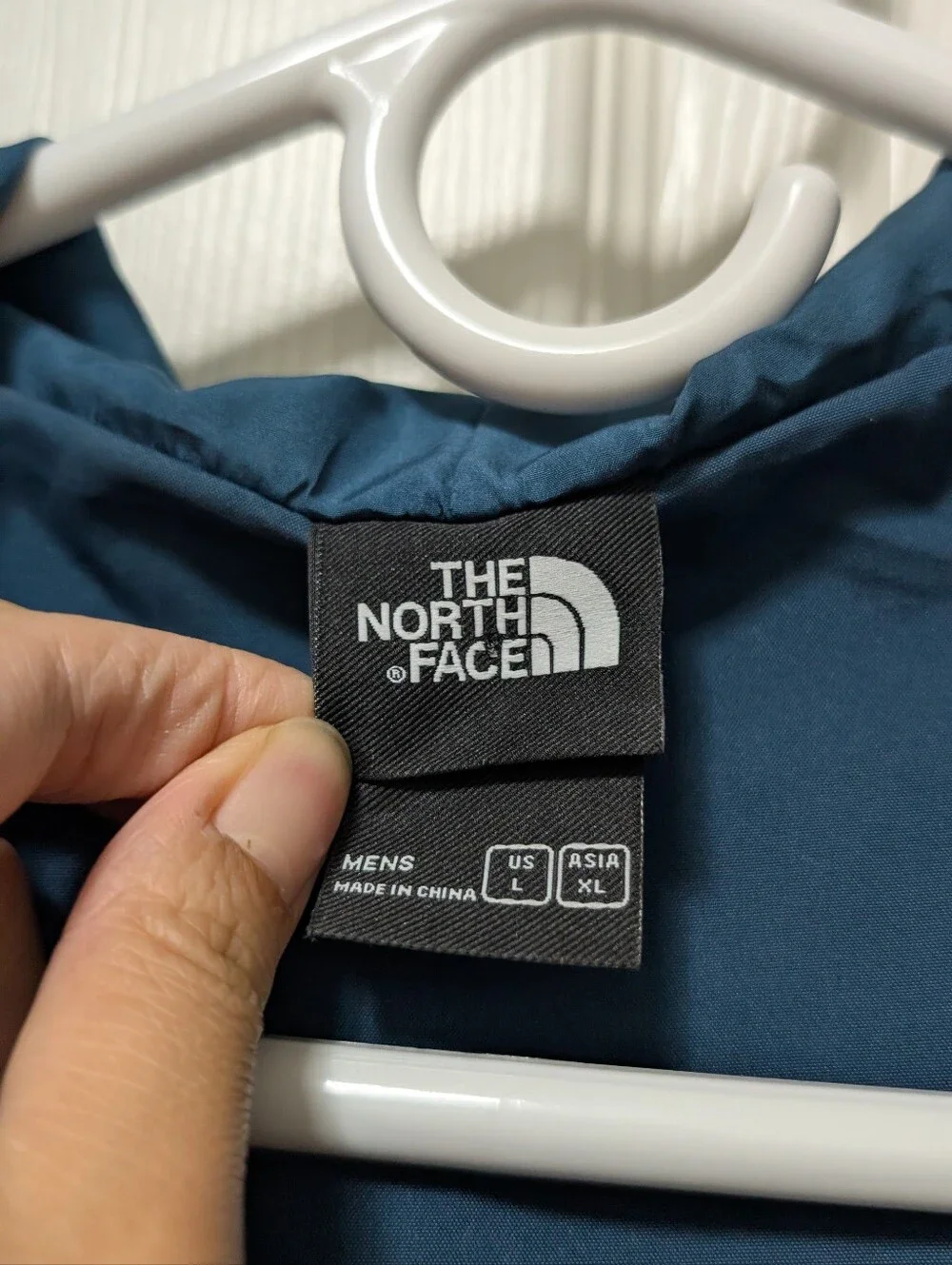 The North Face Back To Campus wind Jacket Blue Black Size Large L Men's BTC